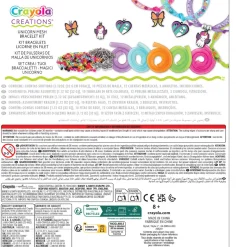 CRAYOLA creations – set crea i tuoi braccialetti unicorn magic, attività creativa e regalo per bambine, da 8 anni><noscript><img width=