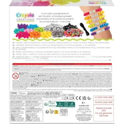 CRAYOLA creations – set crea i tuoi braccialetti alphabet bead – it’s my story, attività creativa e regalo per bambine, da 8 anni> Kit Artistici E Pittura