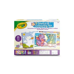 CRAYOLA kit creativo stencil & colouring – impara a disegnare><noscript><img width=