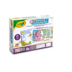 CRAYOLA kit creativo stencil & colouring – impara a disegnare><noscript><img width=