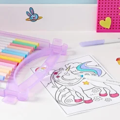 CRAYOLA pastel valigetta rosa – set 65 pezzi con pennarelli lavabili supertips, colori assortiti pastello – attività creativa e regalo bambini 4+> Kit Artistici E Pittura