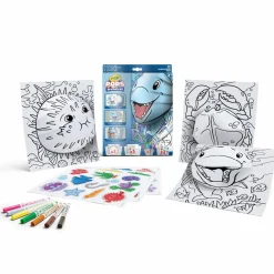 CRAYOLA pops 3d activity set delfino e mondo marino – colora e crea disegni tridimensionali> Kit Artistici E Pittura