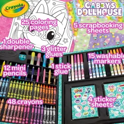 CRAYOLA valigetta creativa gabby – set artistico per la casa delle bambole><noscript><img width=
