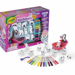 CRAYOLA washimals – super set xxl – colora e fai il bagnetto ai tuoi adorabili cuccioli!> Kit Artistici E Pittura