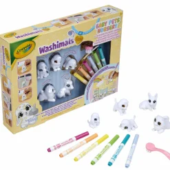 CRAYOLA washimals baby pets nursery – l’asilo nido dei cuccioli> Kit Artistici E Pittura