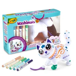CRAYOLA washimals jumbo pets – big jenny, gattina da colorare e ricolorare> Kit Artistici E Pittura