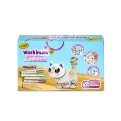 CRAYOLA washimals jumbo pets – big jenny, gattina da colorare e ricolorare> Kit Artistici E Pittura