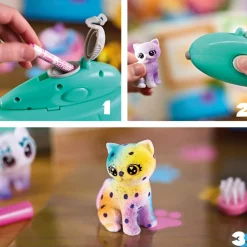 CRAYOLA washimals spray boutique set – attività colora lava ricolora con 4 cuccioli><noscript><img width=