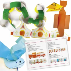 HEADU Creazioni senza colla. scopri e trasforma la carta! handmade creations.  4-8 anni> Kit Artistici E Pittura