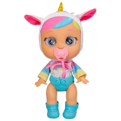 CRY BABIES daycare dreamy – bambola bebè unicorno con accessori, suoni realistici, piange lacrime vere><noscript><img width=