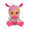 CRY BABIES daycare jenna – bambola bebè unicorno con accessori, suoni realistici, piange lacrime vere> Bambolotti