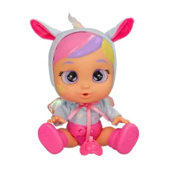 CRY BABIES daycare jenna – bambola bebè unicorno con accessori, suoni realistici, piange lacrime vere><noscript><img width=