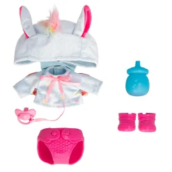 CRY BABIES daycare jenna – bambola bebè unicorno con accessori, suoni realistici, piange lacrime vere><noscript><img width=