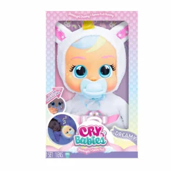 CRY BABIES goodnight dreamy, bambola per la nanna, piange lacrime luminose e suona dolci ninna nanne> Bambolotti