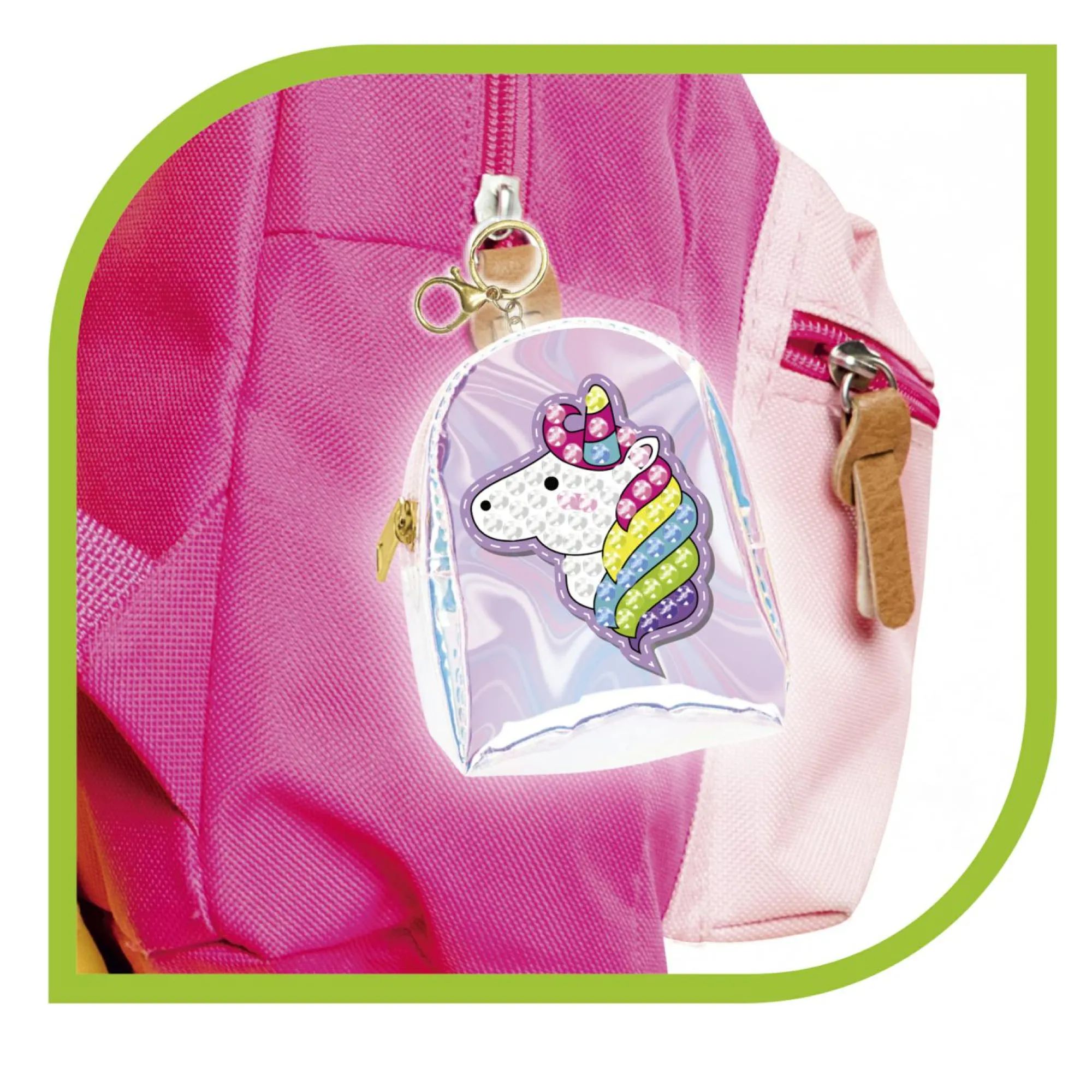 Crystal art portachiavi: set personalizzabile con unicorno e gemme colorate – crea mania> Moda, Gioielli, Decorazioni, Cosmetici