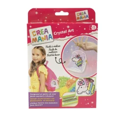 Crystal art portachiavi: set personalizzabile con unicorno e gemme colorate – crea mania><noscript><img width=