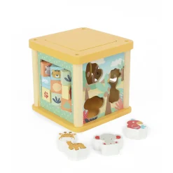 WOOD 'N' PLAY Cubo multiattività in legno – wood “n” play><noscript><img width=
