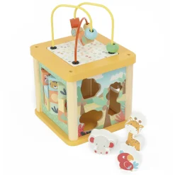 WOOD 'N' PLAY Cubo multiattività in legno – wood “n” play><noscript><img width=