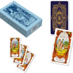 -- No Brand -- Dal negro – l’oracolo della sibilla, mazzo di tarocchi originali con libretto  – ideale per principianti e avanzati> Giochi Di Carte