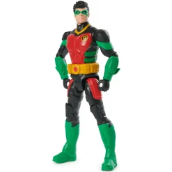 DC COMICS , action figure robin armatura, supereroe giocattolo in scala, personaggio mondo batman alto 30 cm, supereroe con 11 punti di articolazione, giochi per bambini e bambine, 3+ anni> Action Figures