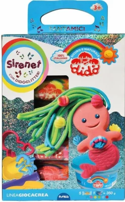 DIDO' Dido’ giocacrea fantamici sirenet – set creativo con pasta per giocare> Plastilina E Pasta Modellabile