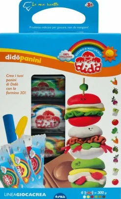 DIDO' Dido’ giocacrea le mie ricette panini – set creativo con pasta per giocare> Plastilina E Pasta Modellabile