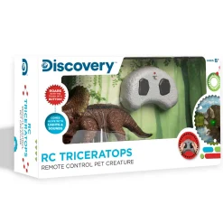 Discovery Toys Dinosauro triceratopo radiocomandato con suoni realistici> Tablet E Giochi Interattivi