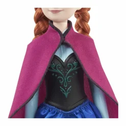 Disney frozen – anna, bambola con abito elegante e accessori ispirati al film dsney frozen 1, giocattolo per bambini, 3+ anni, hlw49><noscript><img width=