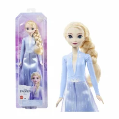 Disney frozen – elsa bambola con abito esclusivo e accessori ispirati ai film frozen 2, giocattolo per bambini, 3+ anni, hlw48> Fashion Dolls