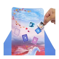 Disney frozen – elsa spin & reveal, set con bambola e 11 sorprese da scoprire, 5 accessori e 5 adesivi inclusi><noscript><img width=