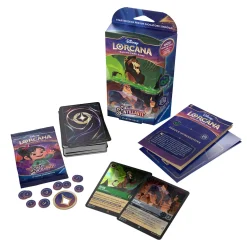 Disney lorcana – cieli scintillanti – starter deck – smeraldo e acciaio – 8+ anni> Giochi Di Carte
