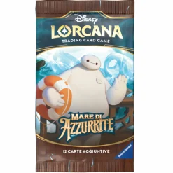 Disney lorcana – mare di azzurrite – bustina da 12 carte – 8+ anni> Giochi Di Carte