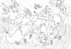 Disney puzzle df maxi floor 108 the little mermaid><noscript><img width=