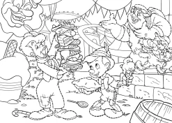 Disney puzzle df maxi floor 108 pinocchio> Puzzle Per Bambini