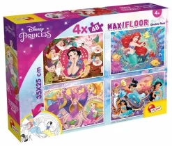Disney puzzle maxifloor 4 x 48 princess> Puzzle Per Bambini