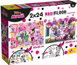 Disney puzzle maxifloor 2 x 24 minnie           .> Puzzle Per Bambini
