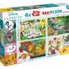 Disney puzzle maxifloor 4 x 48 classic misto> Puzzle Per Bambini