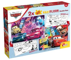 Disney puzzle maxifloor df 2 x 60 cars> Puzzle Per Bambini