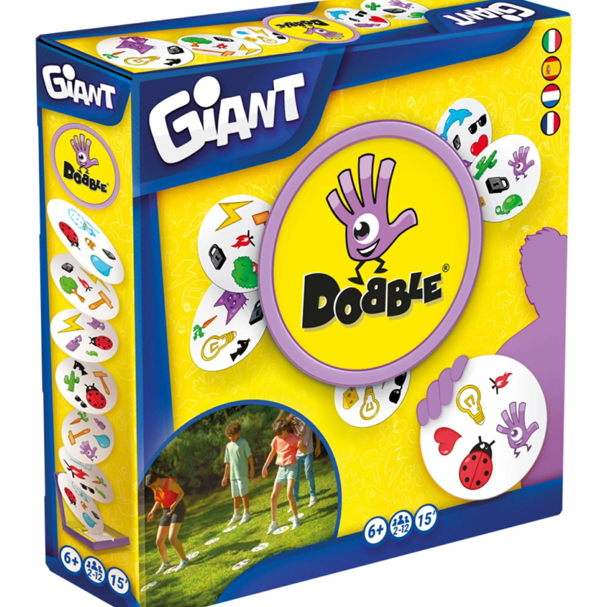 ASMODEE Dobble giant, gioco da tavolo, edizione in italiano, da 2 a 12 giocatori> Giochi In Scatola Per Famiglia