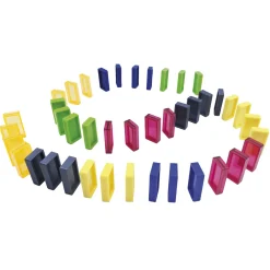 ZIG ZAG Domino con 42 tessere colorate – costruisci e fai cadere in sequenza> Giochi In Scatola Per Famiglia