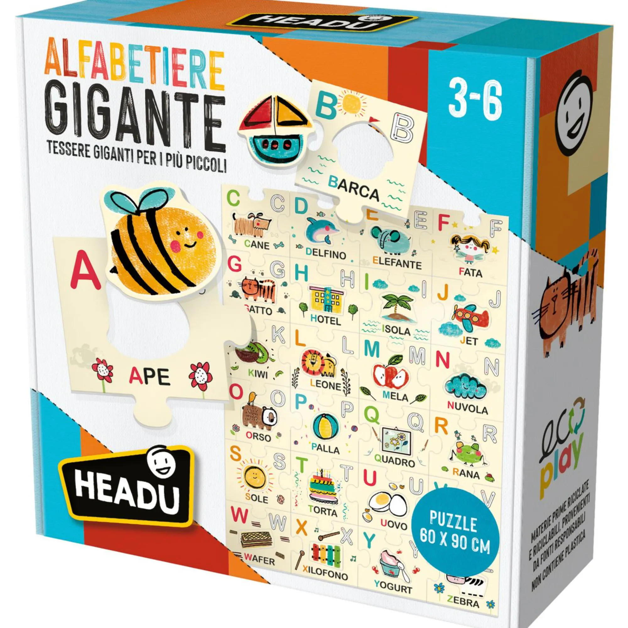 HEADU Ecoplay – alfabetiere gigante> Primi Apprendimenti