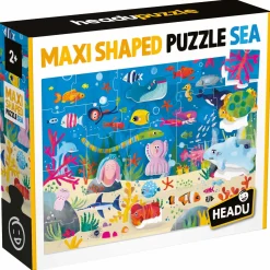 HEADU Ecoplay – shapes puzzle sea> Puzzle Per Bambini