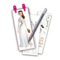 RAVENSBURGER Fashion designer mini (style book) – abiti da sposa, gioco creativo per disegnare, bambini 6+ anni –> Kit Artistici E Pittura