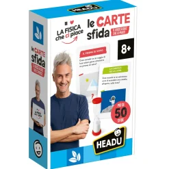 HEADU Fccp – le carte sfida di fisica per bambini curiosi – 8+ –> Giochi Natura