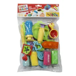 First modelling set – set di modellazione creativa con accessori assortiti per bambini dai 3 anni – crea mania> Plastilina E Pasta Modellabile