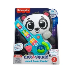 FISHER-PRICE Fisher- price animal band – gina la pandina impariamo a contare, panda interattivo per l’apprendimento con 10 tasti e 70 canzoni><noscript><img width=
