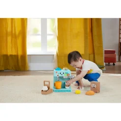 FISHER-PRICE – la mia prima macchinetta del caffè, set smart stages per l’apprendimento con pulsanti, musica e suoni> Giochi Impilabili