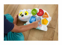 FISHER-PRICE – parlamici fabietto orsetto forme e colori, versione italiana, giocattolo interattivo musicale e puzzle con luci e movimenti per l’apprendimento, 18+ mesi, hrb80><noscript><img width=