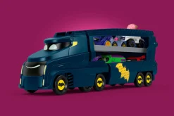 FISHER-PRICE dc batwheels – bat-autotreno, playset autotreno con rampa e veicolo bam batmobile><noscript><img width=