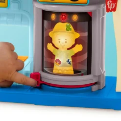 FISHER-PRICE little people – avventure in aeroporto, playset con nastro trasportatore dei bagagli, include 1 aereo, 2 personaggi e bagagli><noscript><img width=